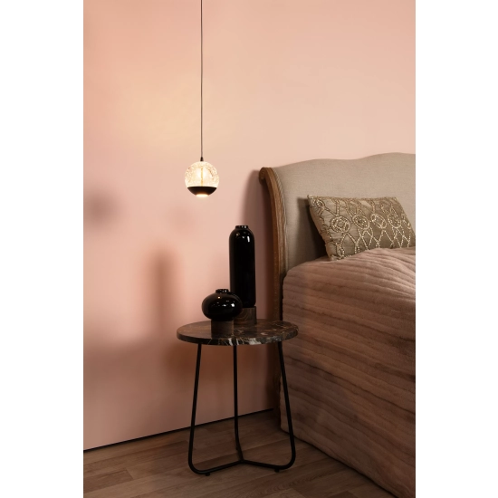 SENTUBAL Lampa wisząca Ø 14 cm LED 1x6,3W 2700K czarny 13498/05/30 Lucide - zdjęcie dodatkowe 2